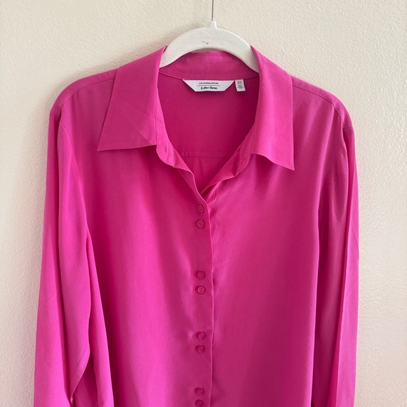 Los Angeles Atelier & Other Stories Pink Button Down Blouse 10 - Picture 2 of 4